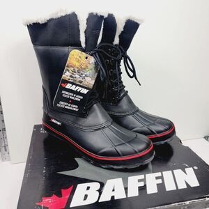 Baffin 4910-W002 Black Insulated All Season Snow Boots Black Size 9 BIN 25